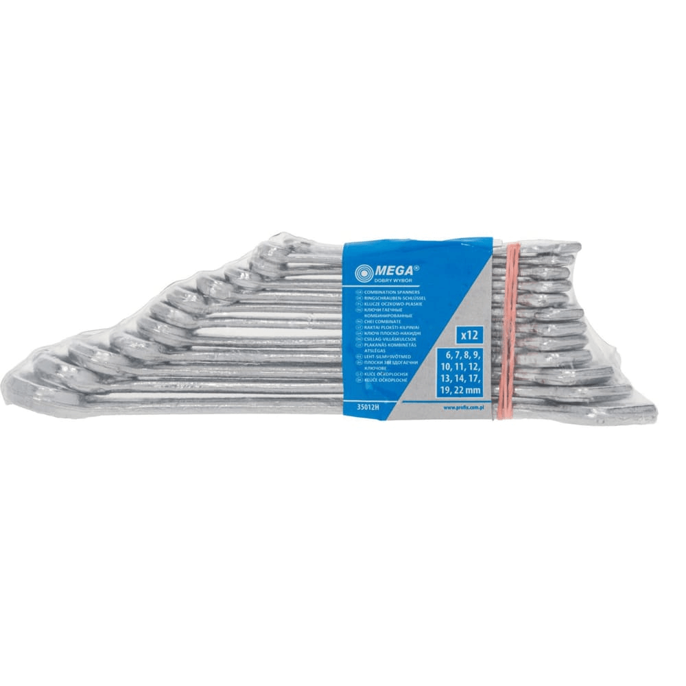 Σετ Γερμανικών Κλειδιών Με Επίπεδη Κεφαλή – 12 Τεμάχια (6–22 Mm)