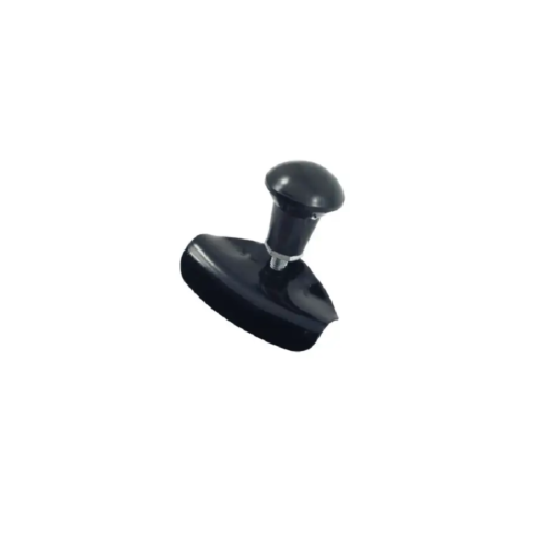 Μαύρη Ευθεία Μπίλια Τιμονιού – Εργονομική Λαβή Οδήγησης με Μεταλλική Βάση Στερέωσης