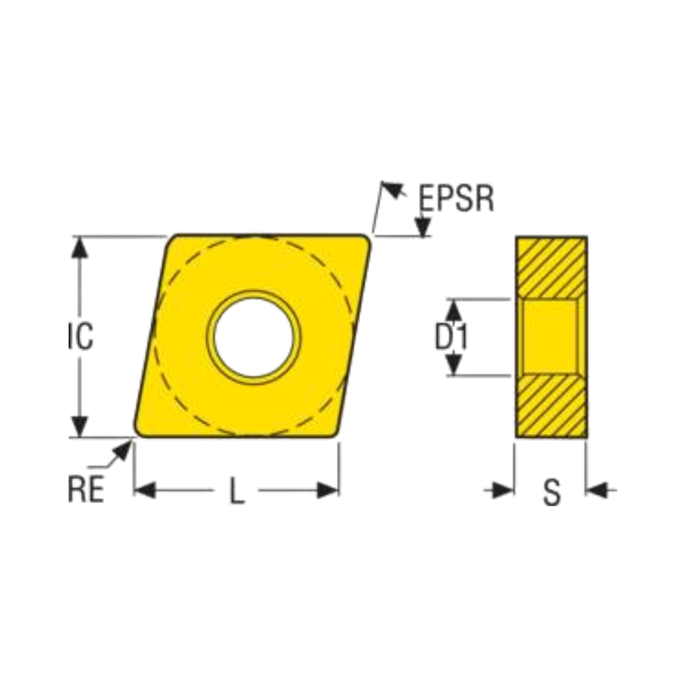 CNMG120408-MF1 CP500